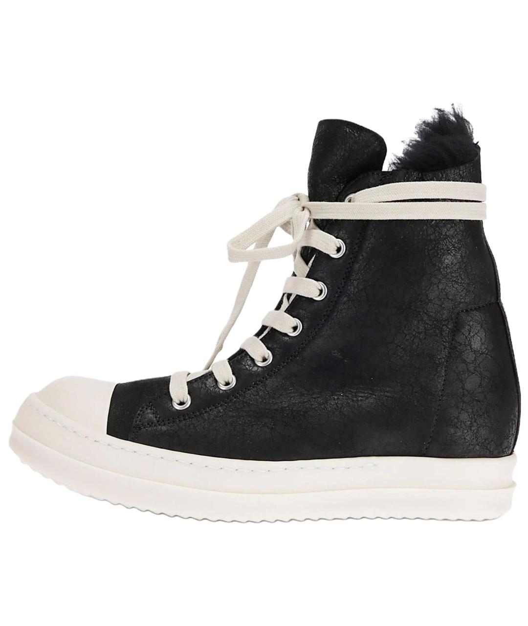 RICK OWENS Черные кеды, фото 2