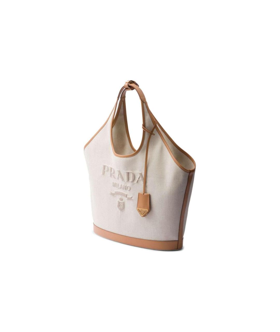 PRADA Бежевая сумка тоут, фото 2