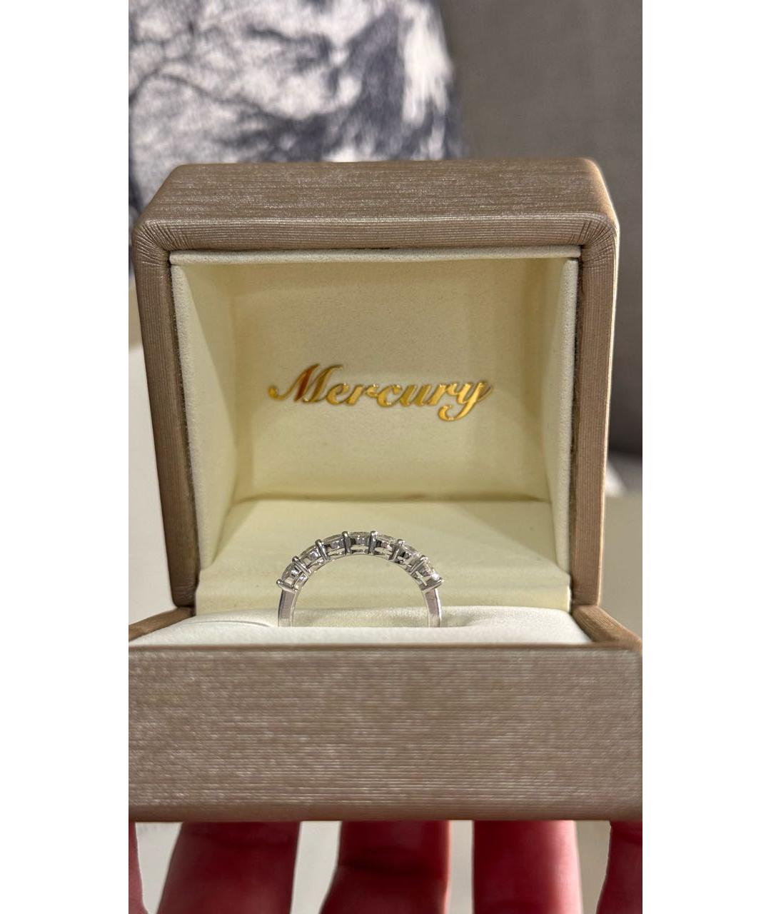 MERCURY Серебряное кольцо из белого золота, фото 2