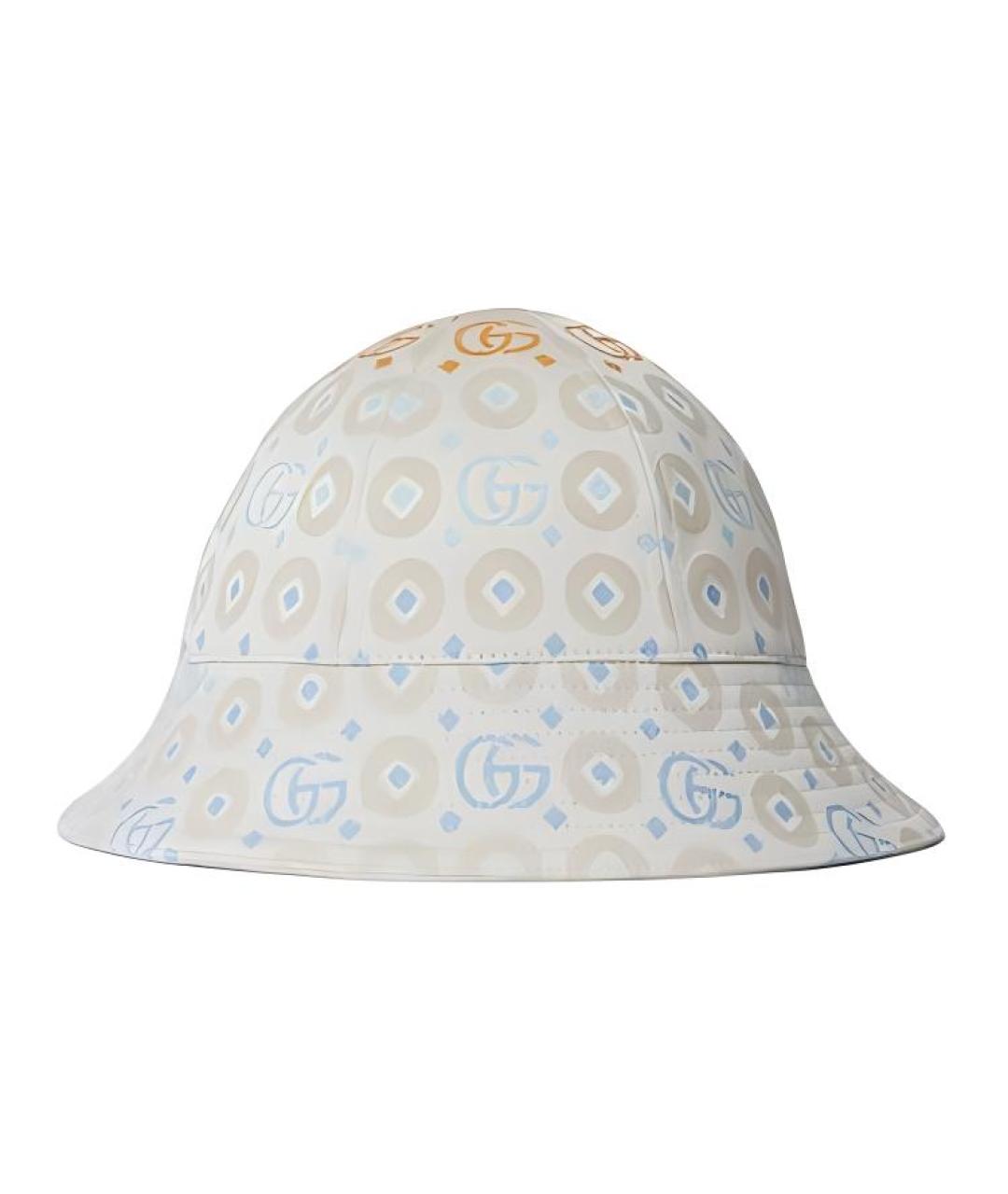 GUCCI Белая хлопковая панама, фото 1