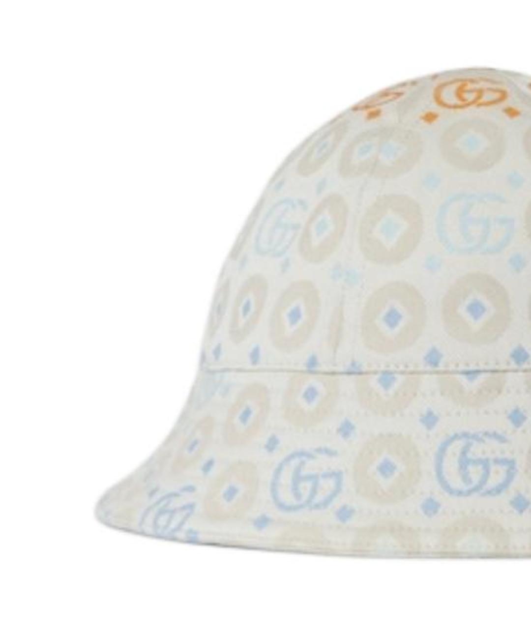 GUCCI Белая хлопковая панама, фото 3