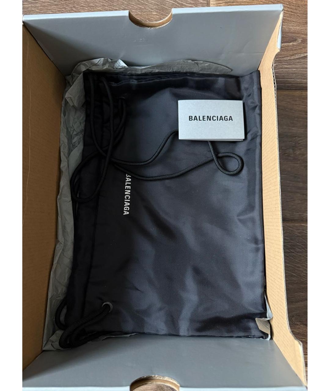 BALENCIAGA Бордовые текстильные кроссовки, фото 8