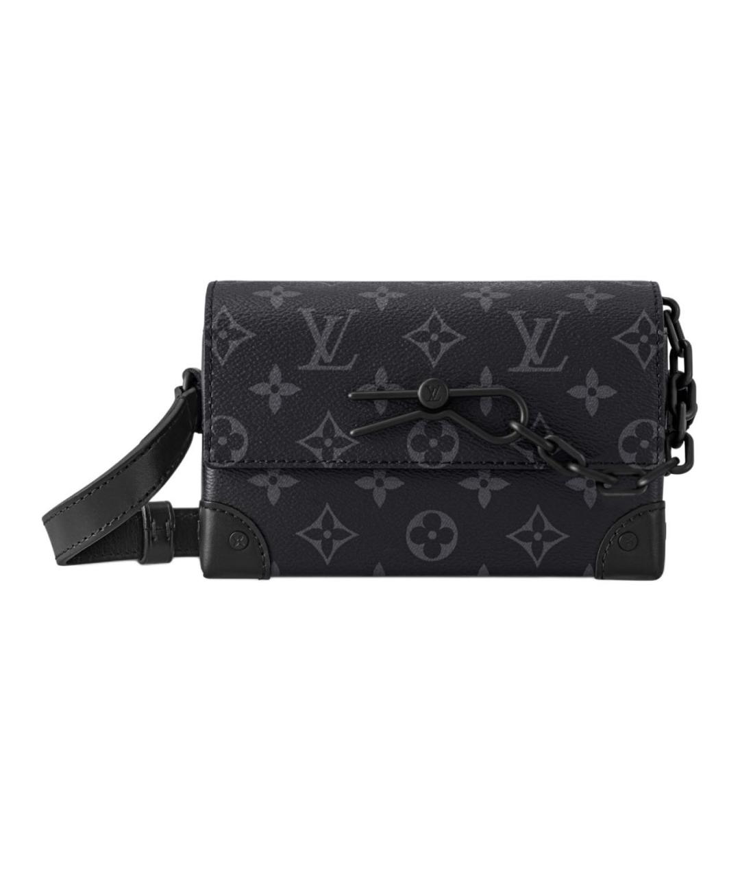 LOUIS VUITTON Антрацитовая сумка на плечо, фото 6