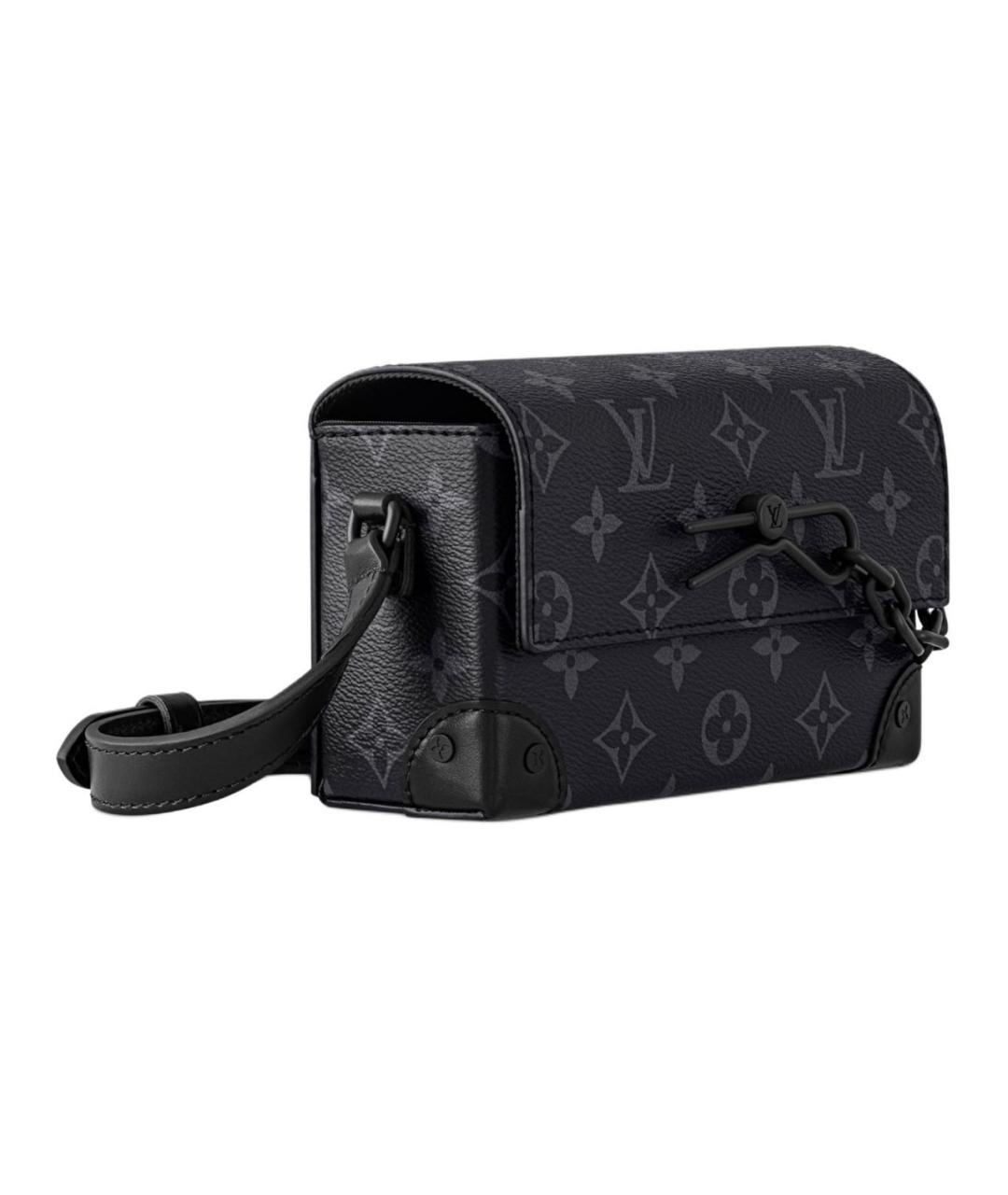 LOUIS VUITTON Антрацитовая сумка на плечо, фото 2