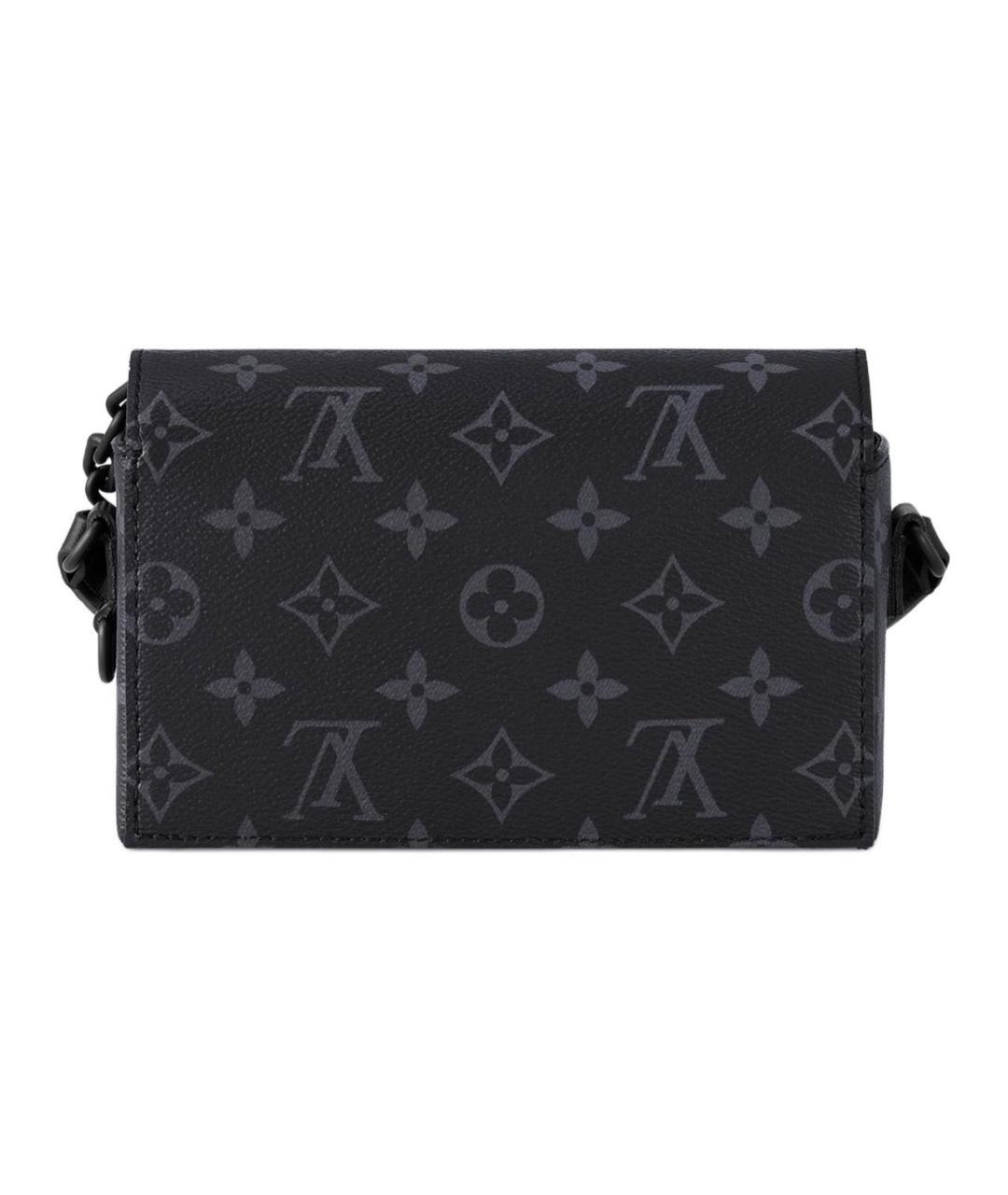 LOUIS VUITTON Антрацитовая сумка на плечо, фото 3