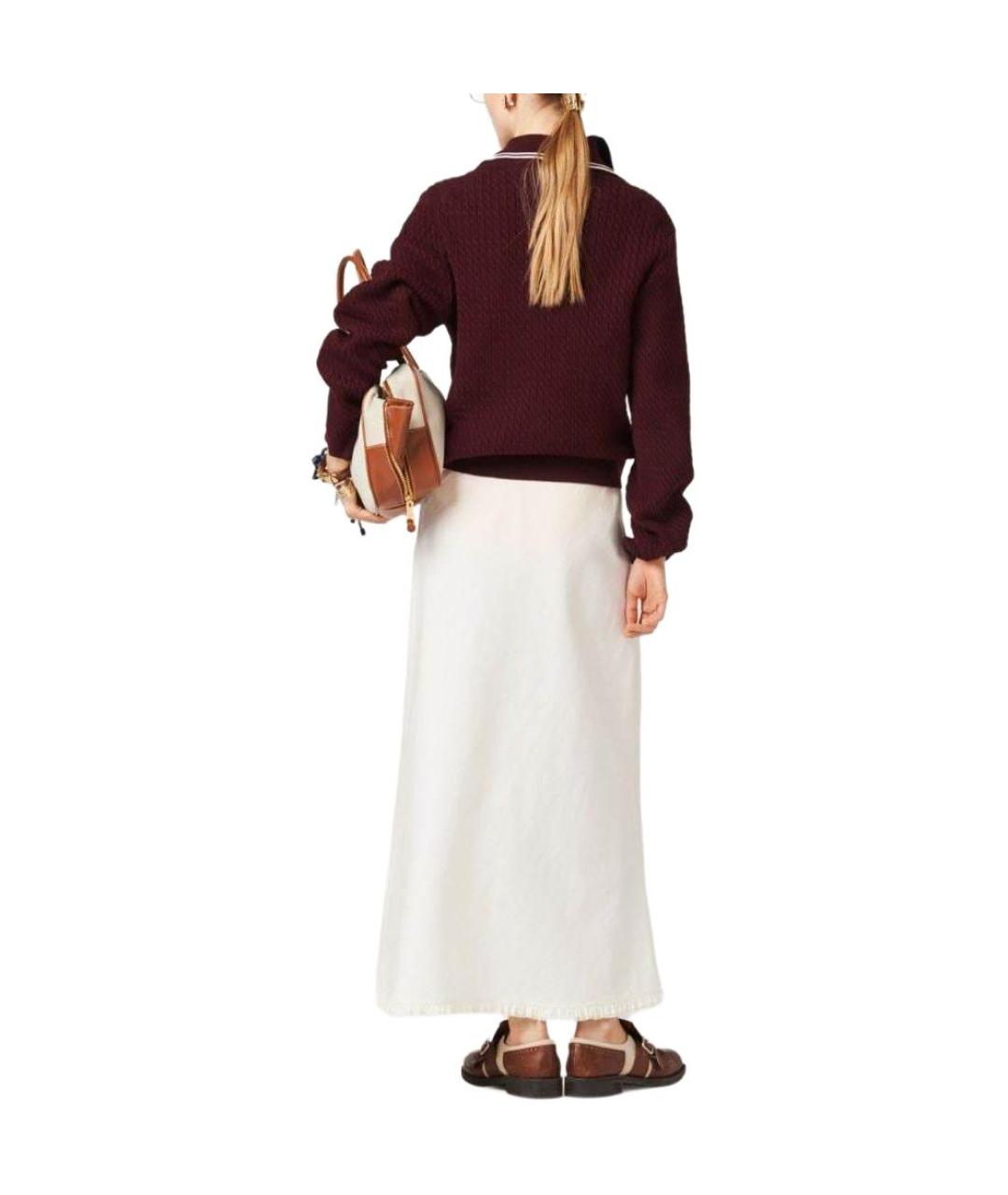 MIU MIU Бордовая рубашка, фото 2