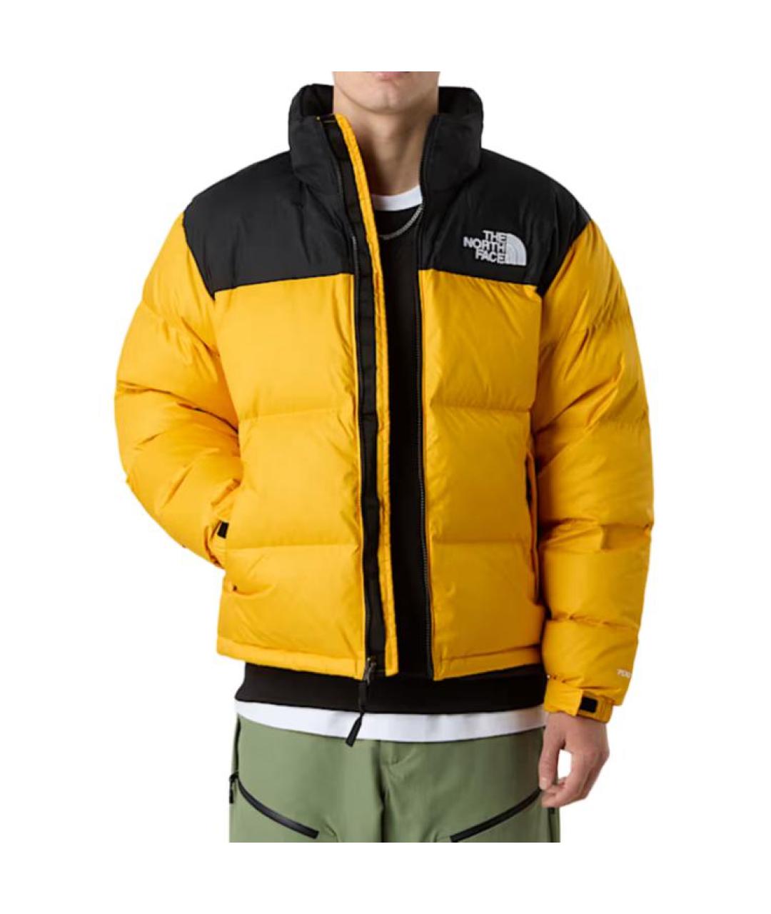 THE NORTH FACE Желтая полиамидовая куртка, фото 4