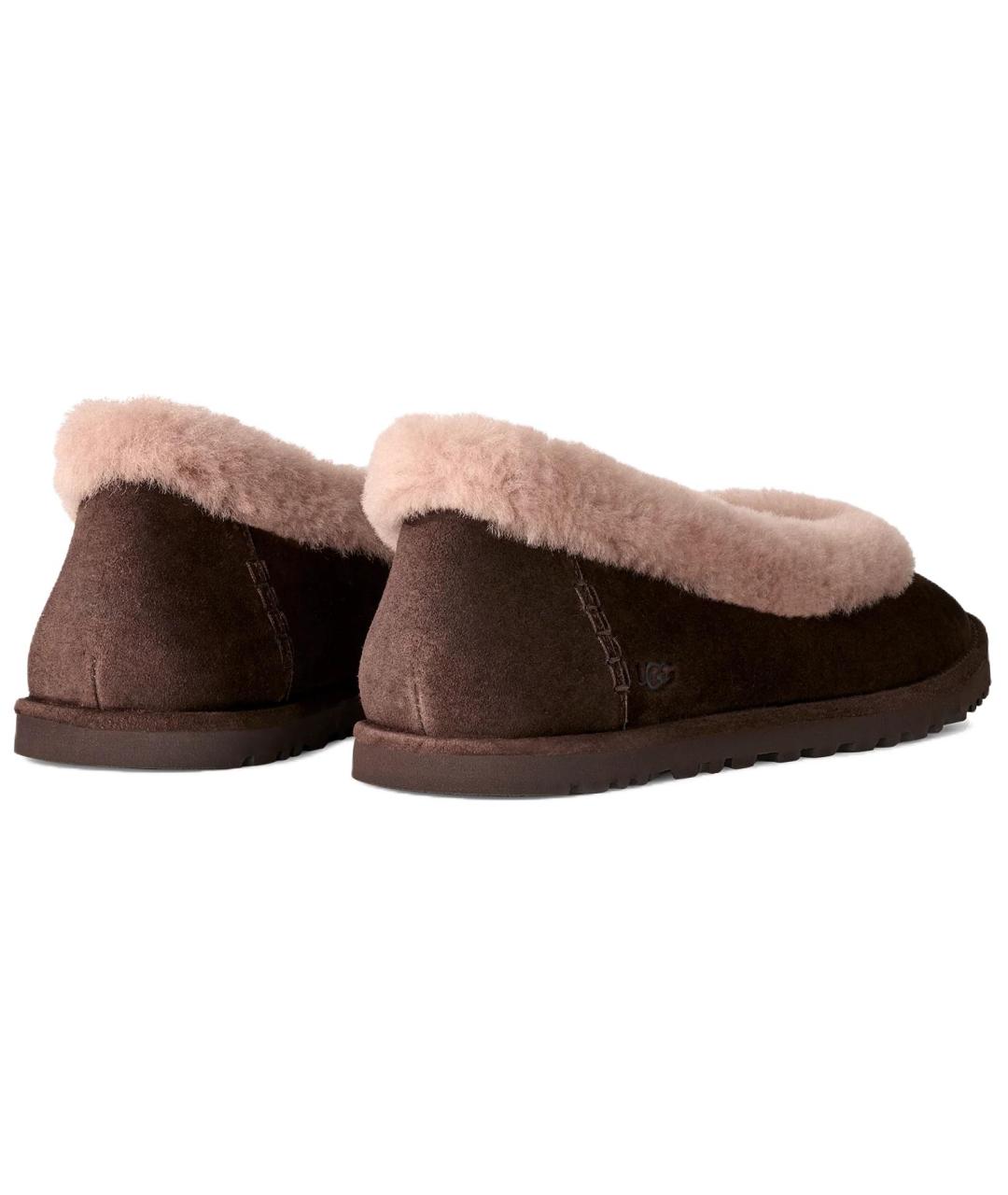 UGG AUSTRALIA Коричневые замшевые балетки, фото 4