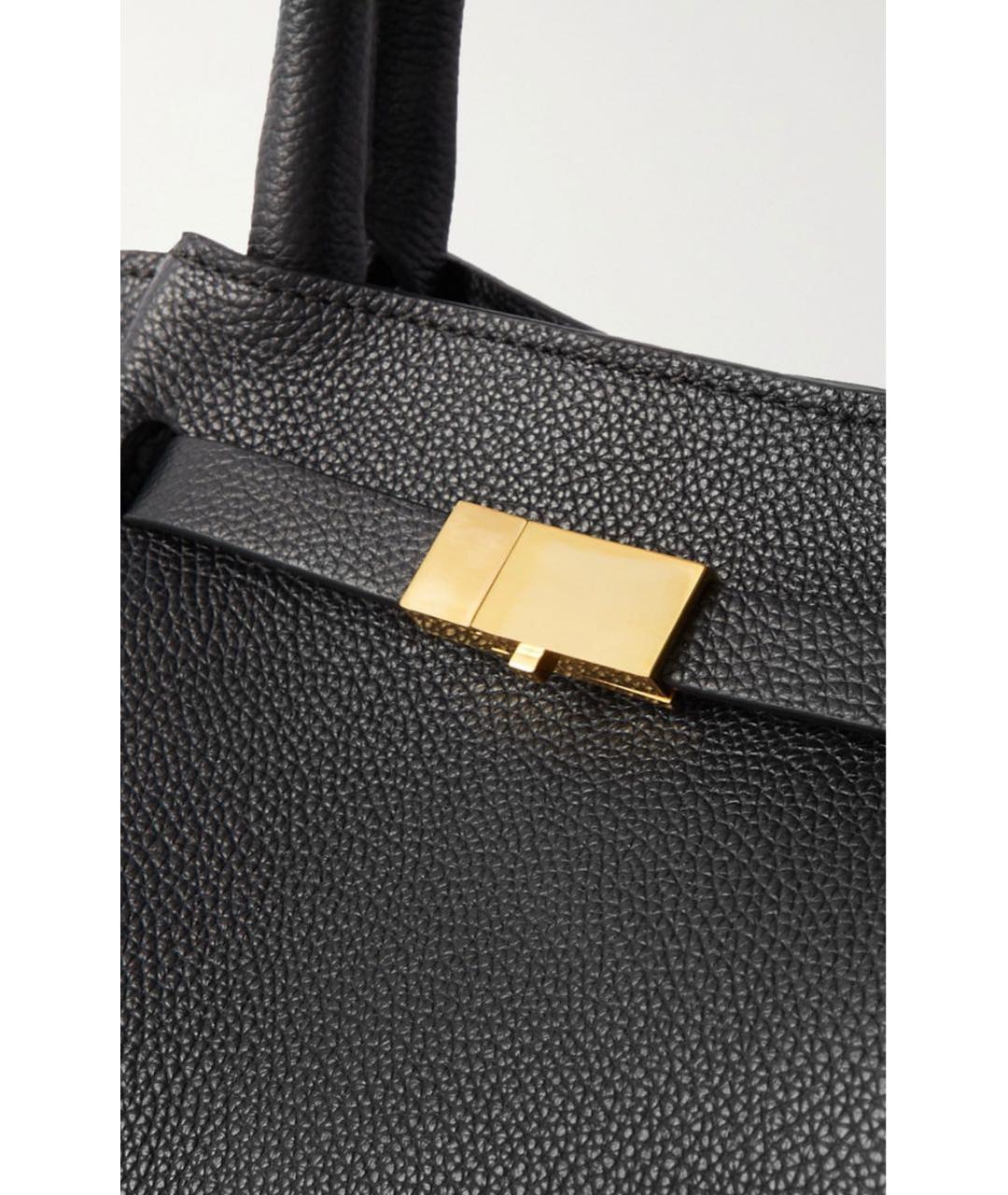 DEMELLIER Черная кожаная сумка тоут, фото 6