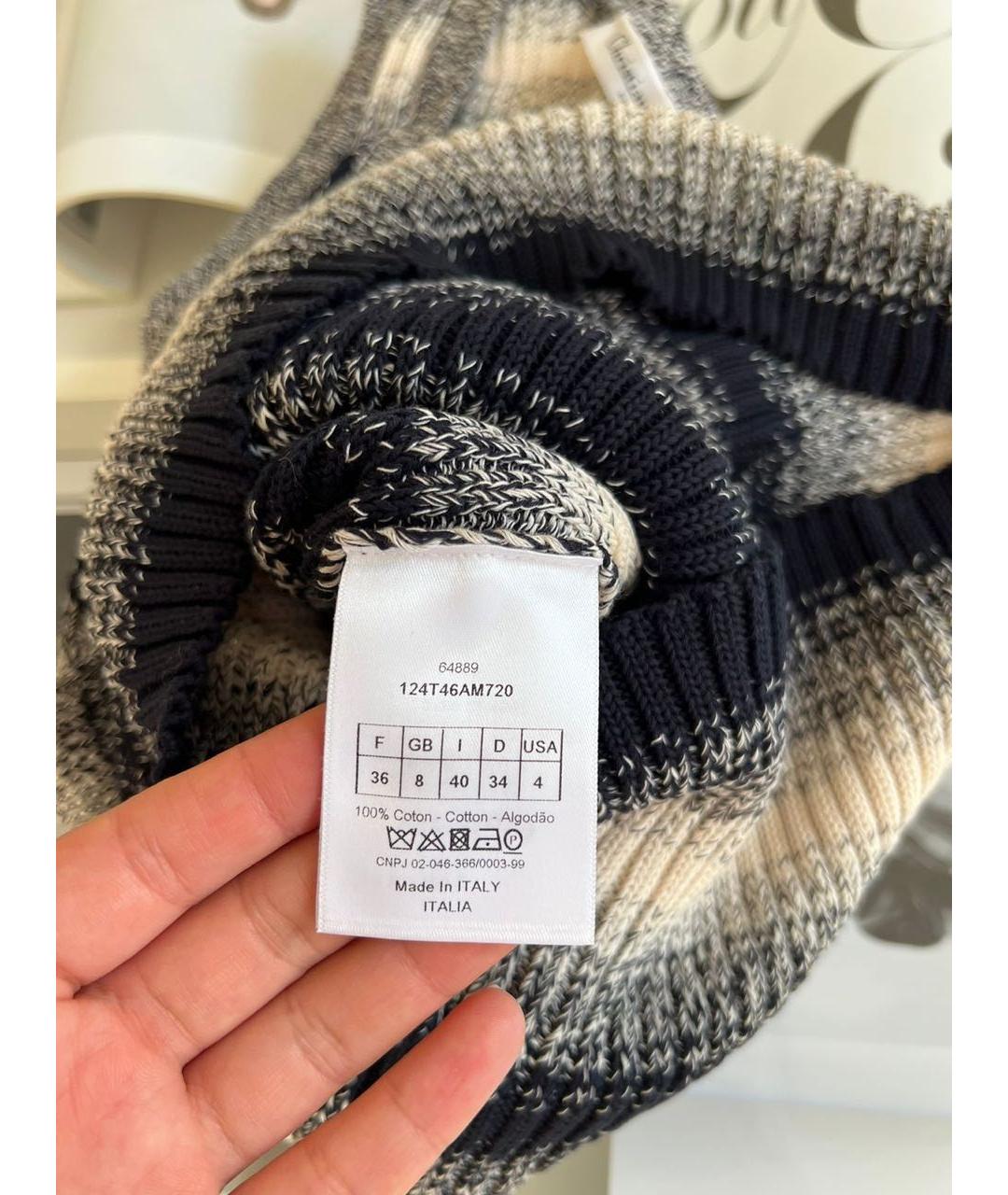 CHRISTIAN DIOR Мульти джемпер / свитер, фото 4