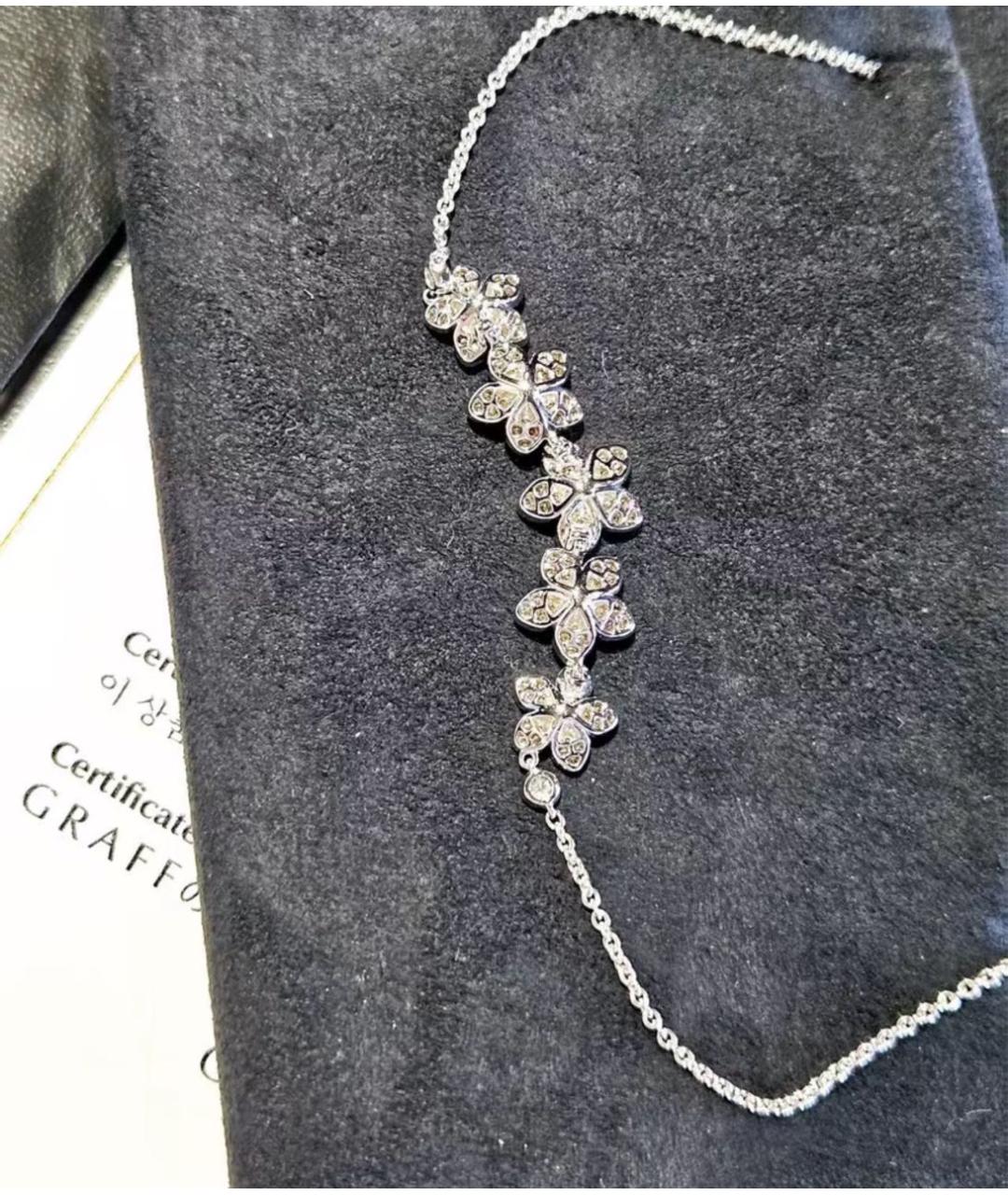 GRAFF Серебряное колье из белого золота, фото 2