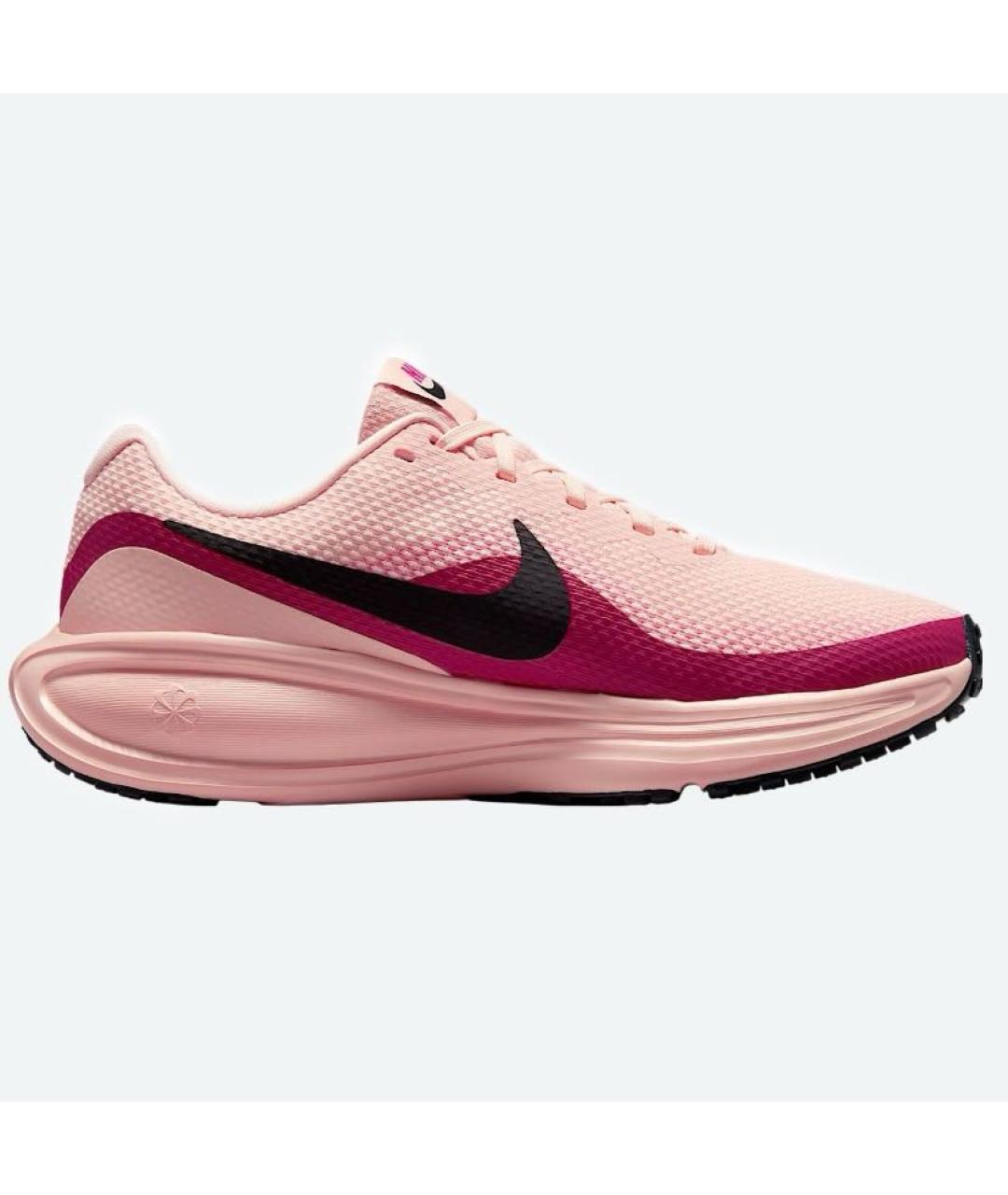NIKE Коралловые текстильные низкие кроссовки / кеды, фото 7