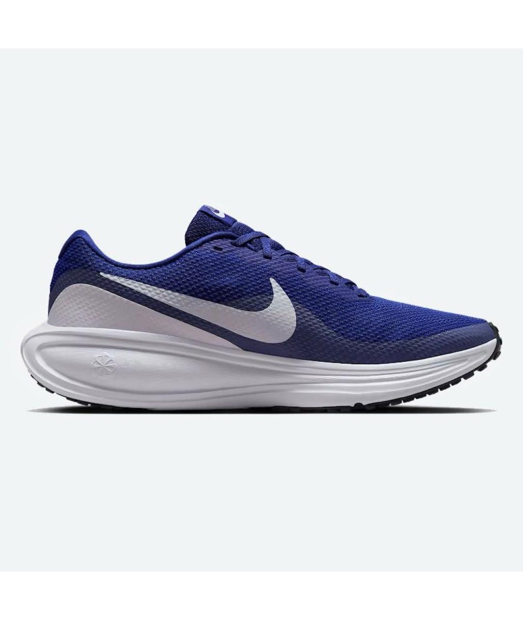 NIKE Синие текстильные низкие кроссовки / кеды, фото 6