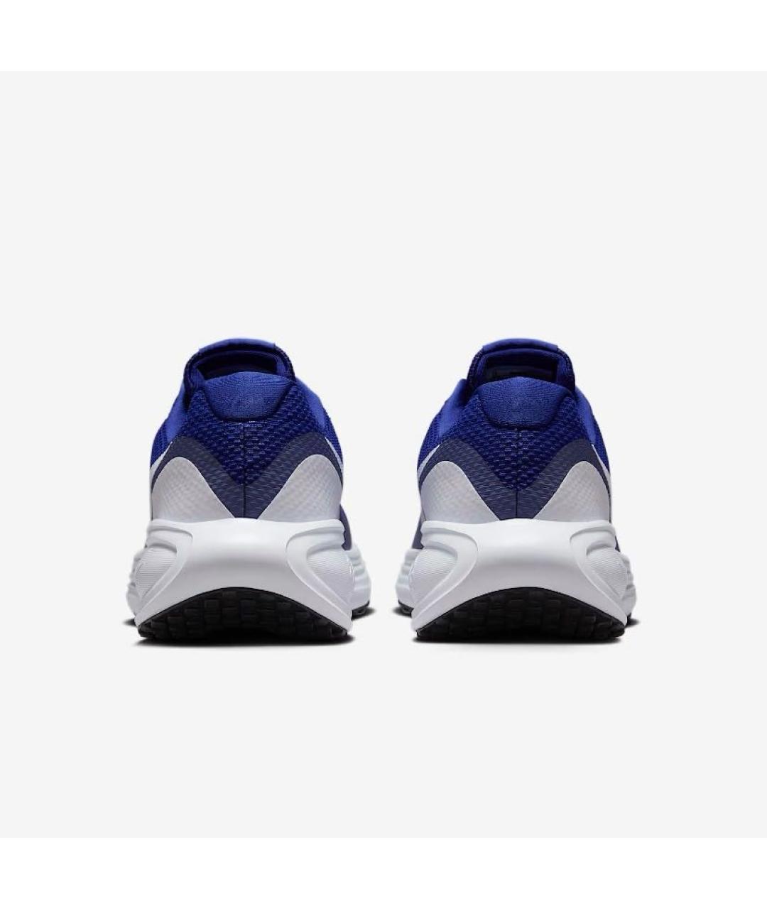NIKE Синие текстильные низкие кроссовки / кеды, фото 4