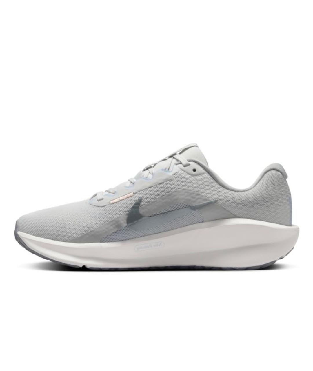 NIKE Серые текстильные низкие кроссовки / кеды, фото 5