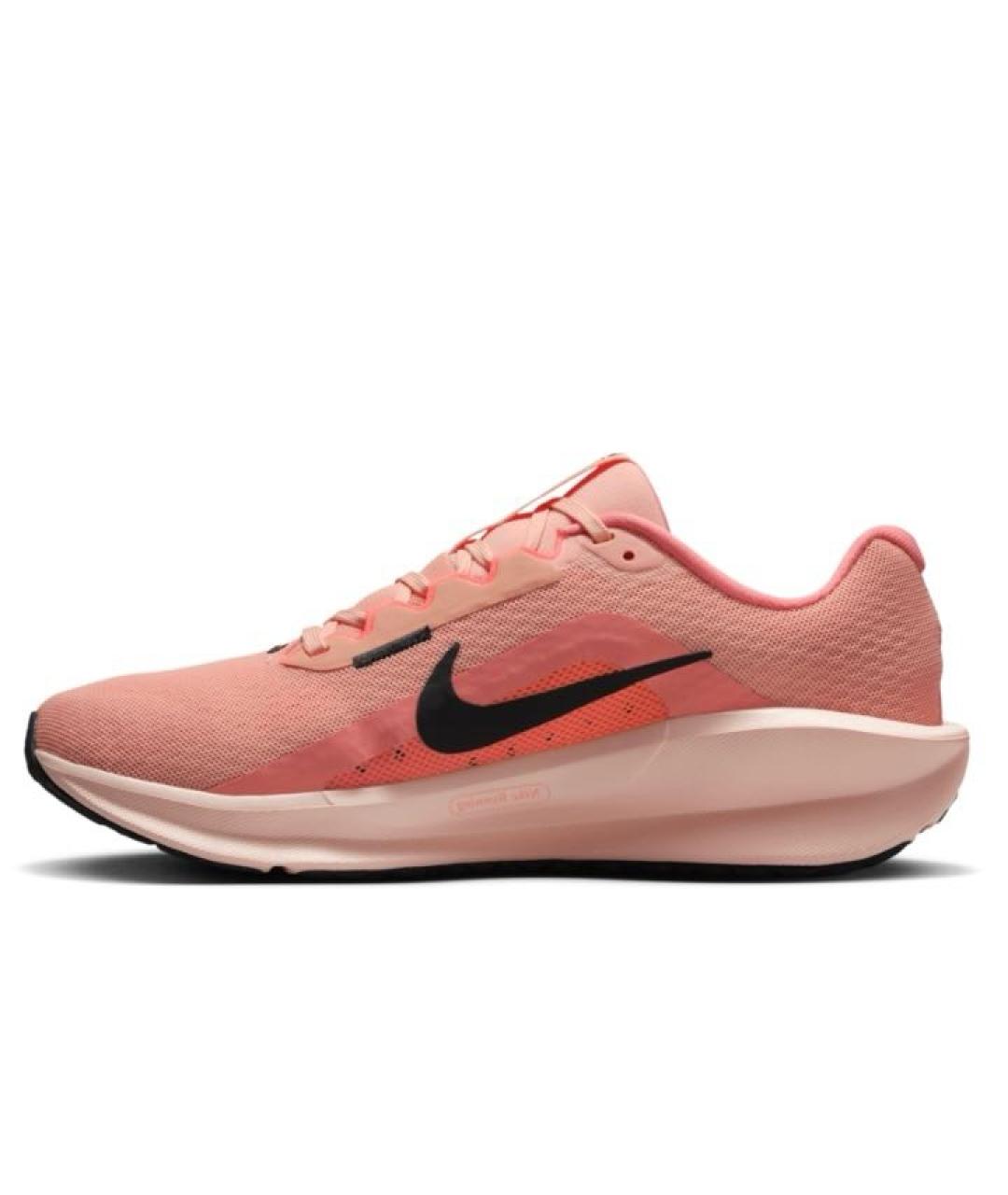 NIKE Коралловые текстильные низкие кроссовки / кеды, фото 5