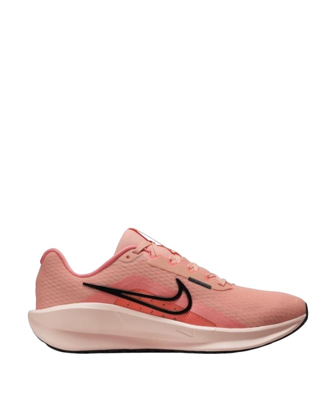 NIKE Коралловые текстильные низкие кроссовки / кеды, фото 1
