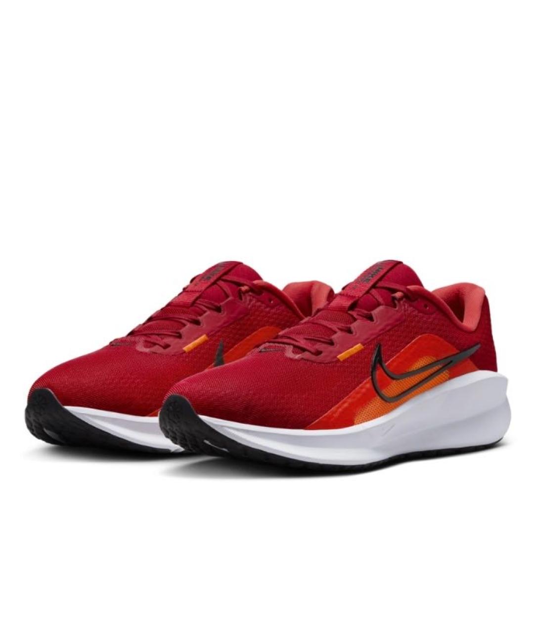 NIKE Бордовые текстильные низкие кроссовки / кеды, фото 3