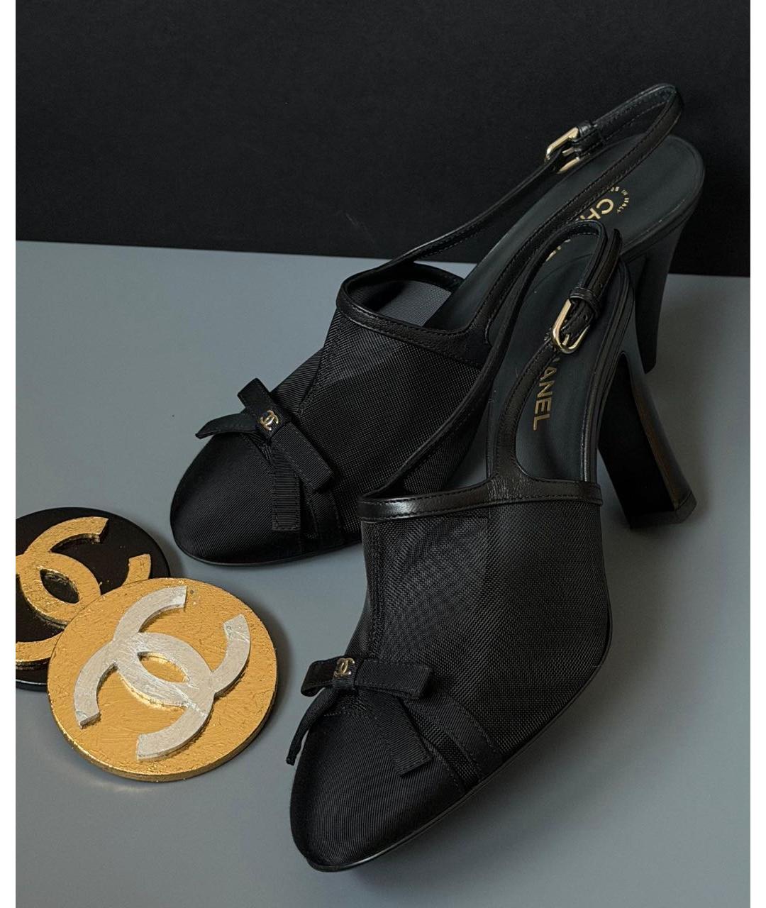 CHANEL Черные туфли, фото 3