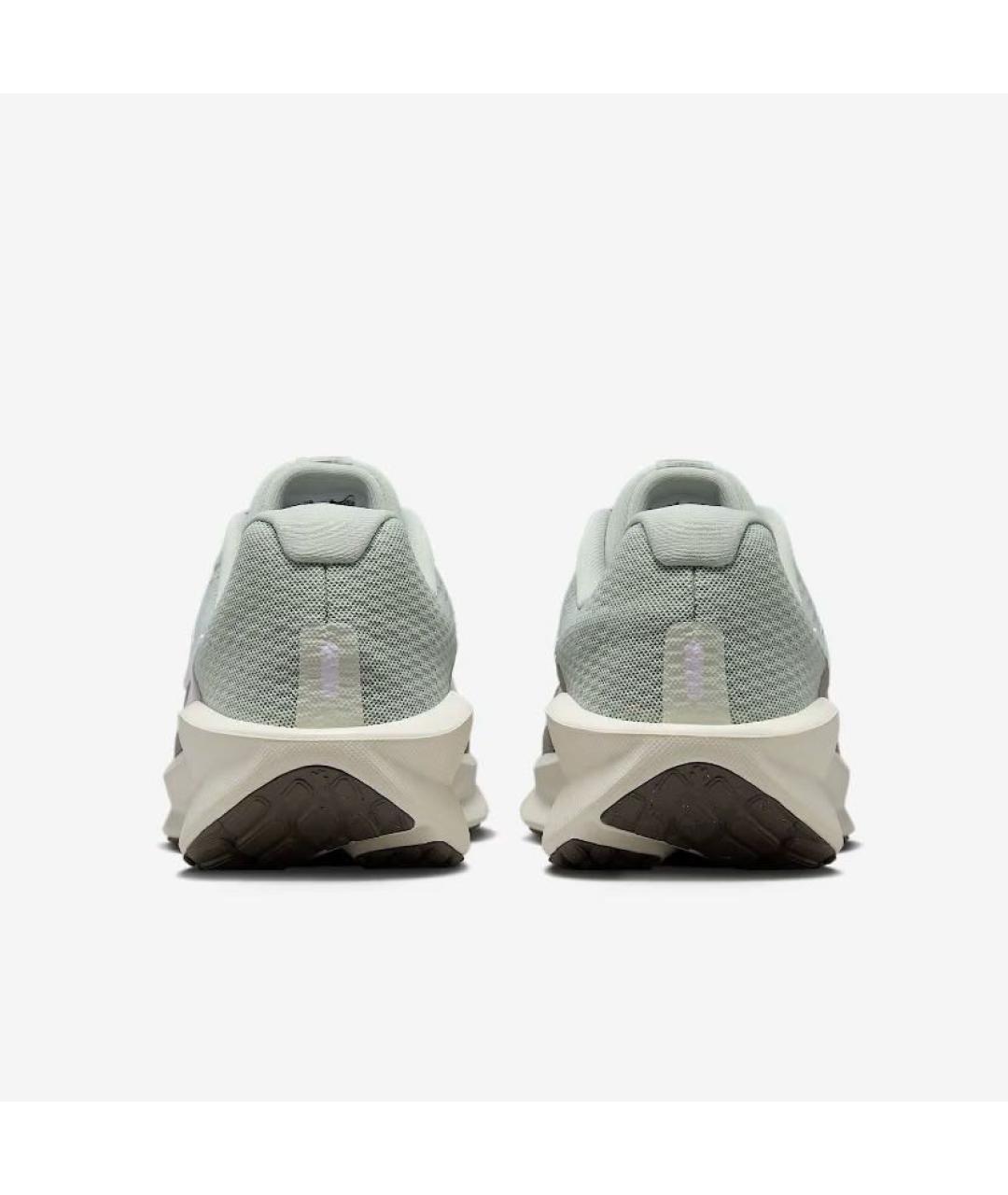 NIKE Серые текстильные низкие кроссовки / кеды, фото 4