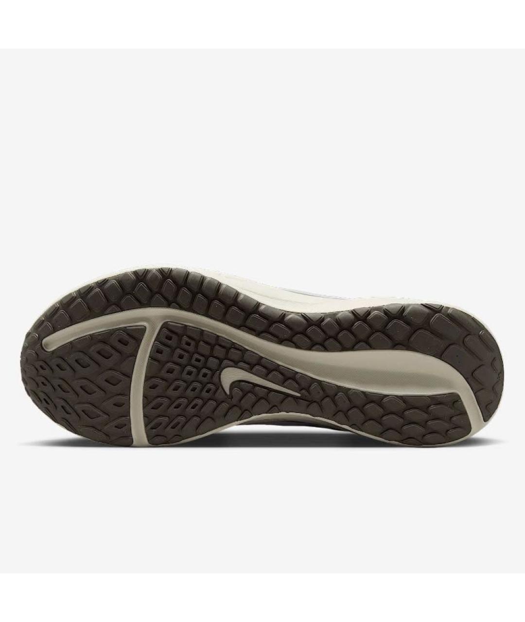 NIKE Серые текстильные низкие кроссовки / кеды, фото 6