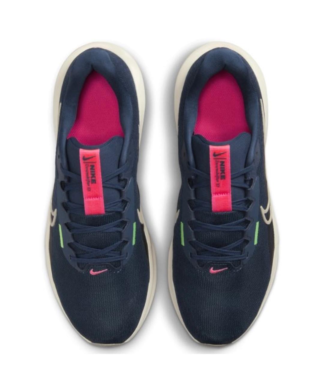 NIKE Антрацитовые текстильные низкие кроссовки / кеды, фото 2