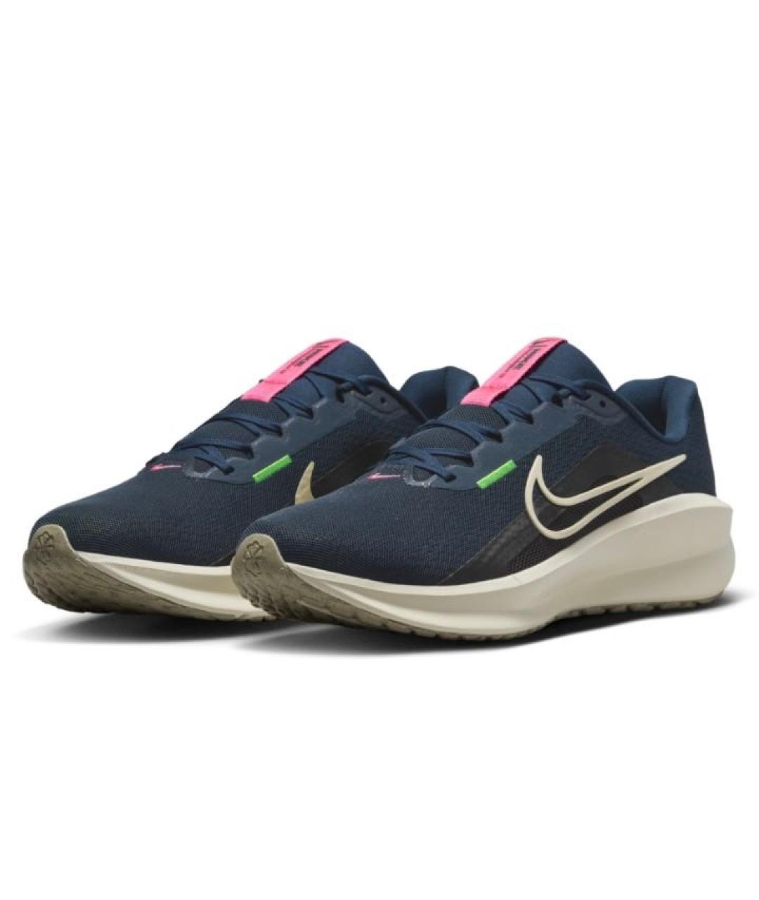 NIKE Антрацитовые текстильные низкие кроссовки / кеды, фото 3