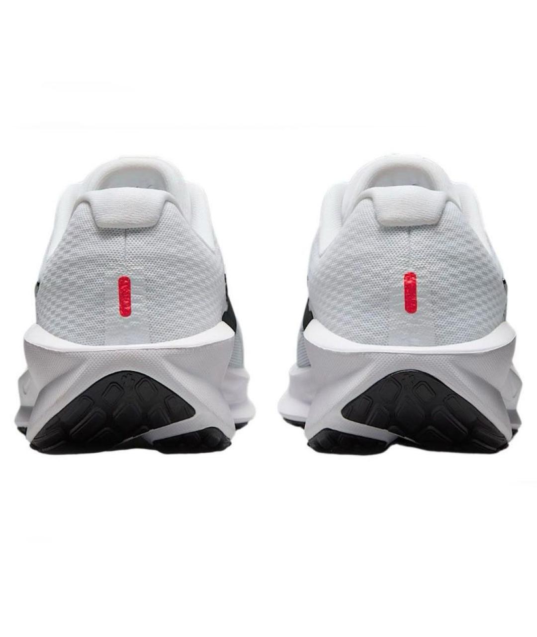 NIKE Белые текстильные низкие кроссовки / кеды, фото 4