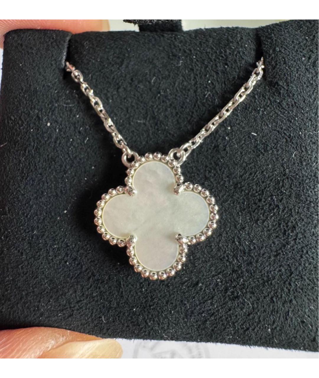 VAN CLEEF & ARPELS Белый кулон из белого золота, фото 7