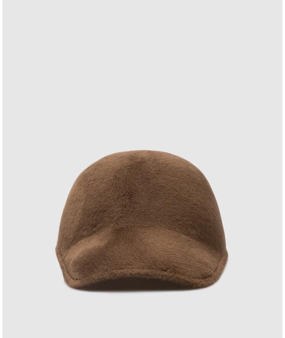 LORO PIANA Коричневая кепка, фото 5