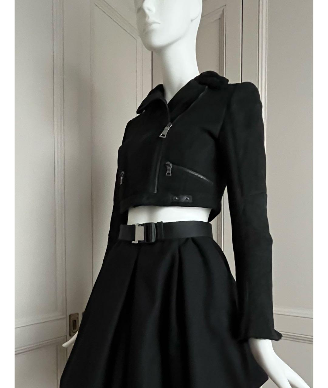 PRADA Черная меховая дубленка, фото 5