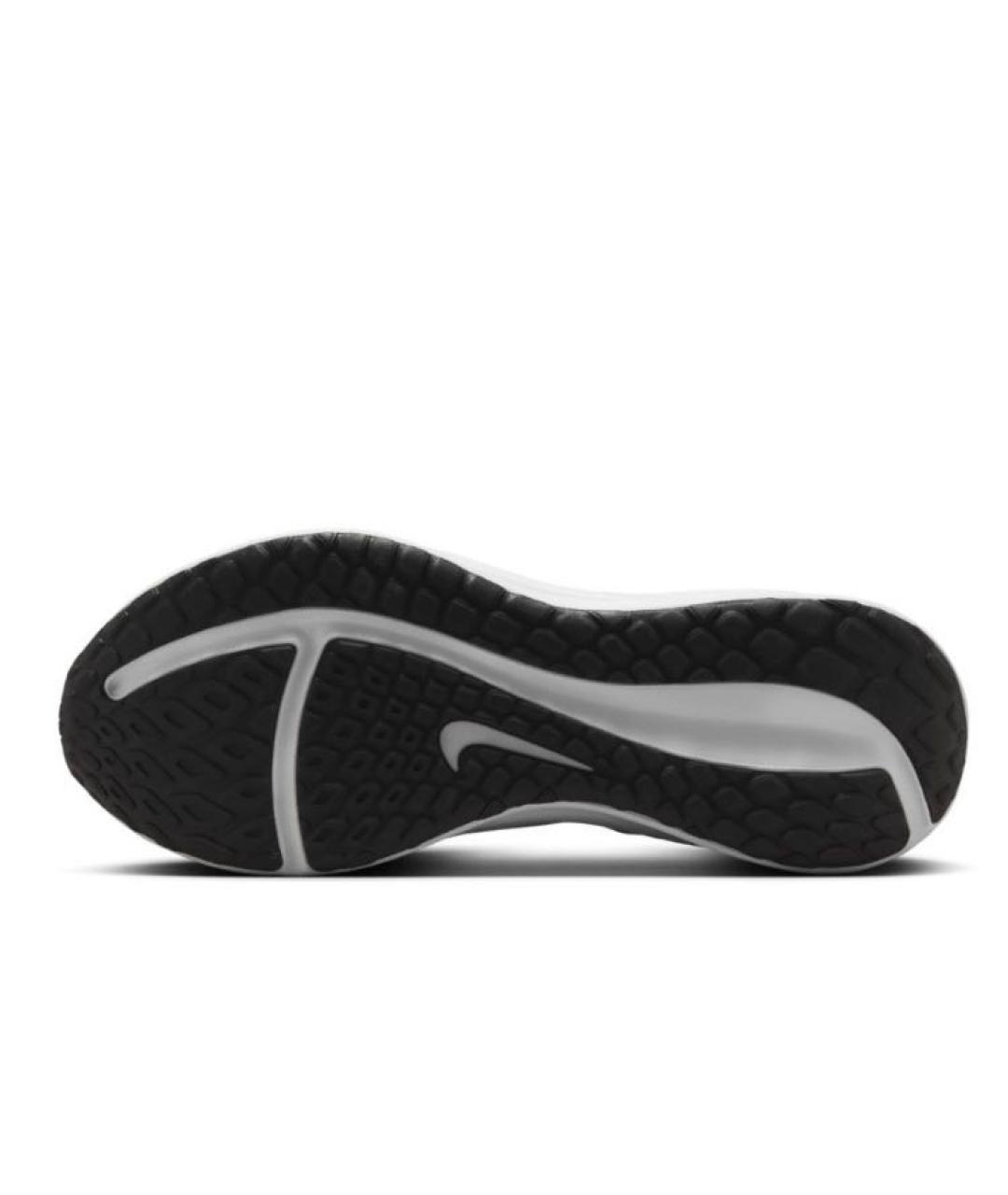 NIKE Черные текстильные низкие кроссовки / кеды, фото 5