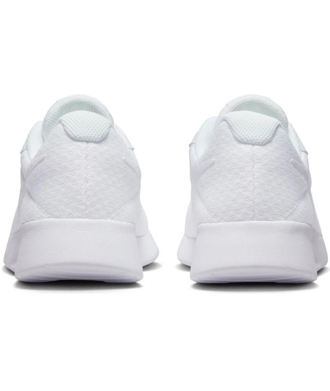 NIKE Белые текстильные низкие кроссовки / кеды, фото 3