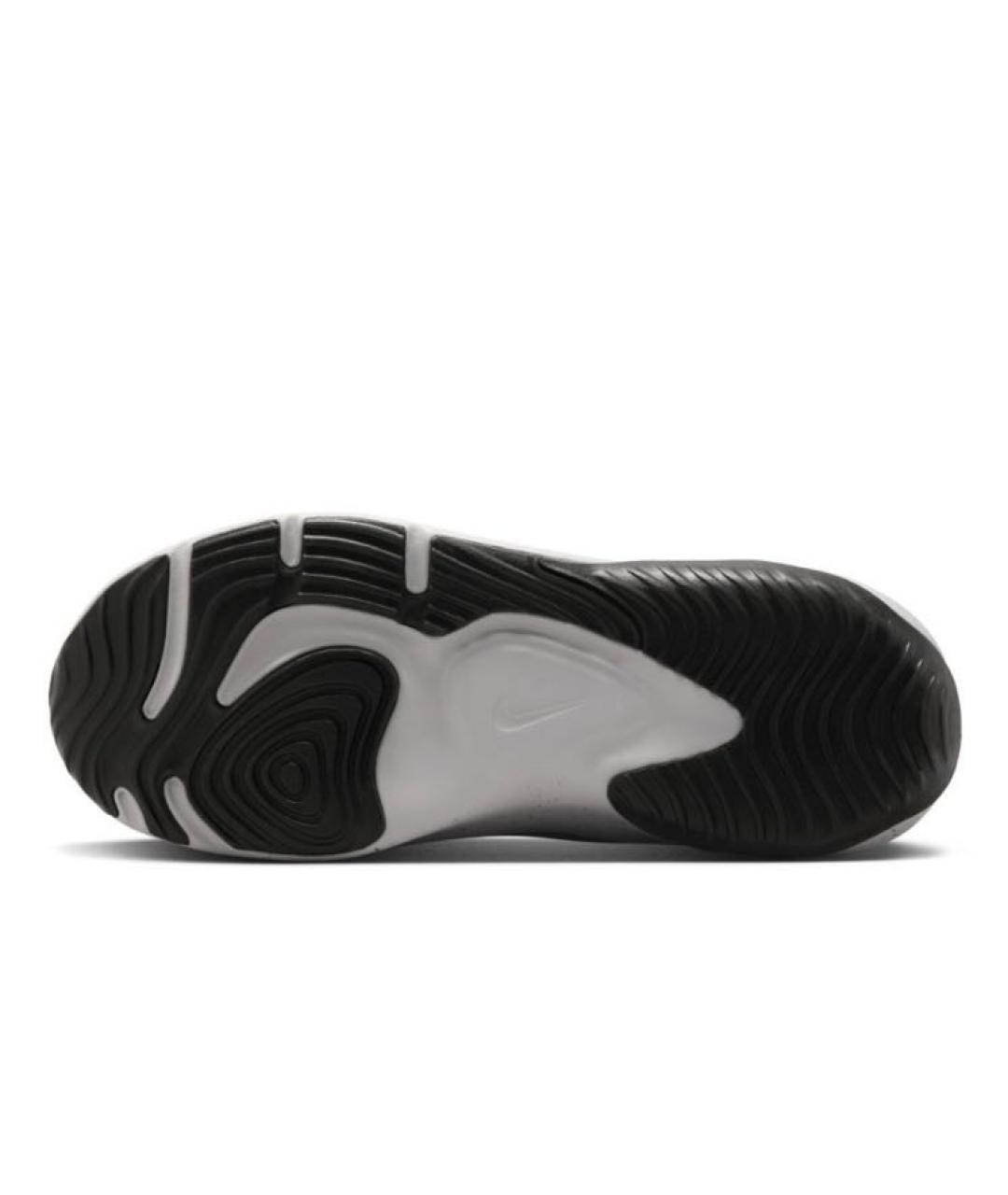 NIKE Черные текстильные низкие кроссовки / кеды, фото 6