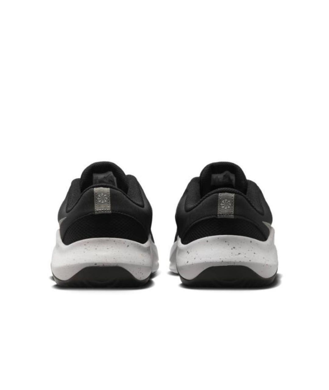 NIKE Черные текстильные низкие кроссовки / кеды, фото 4