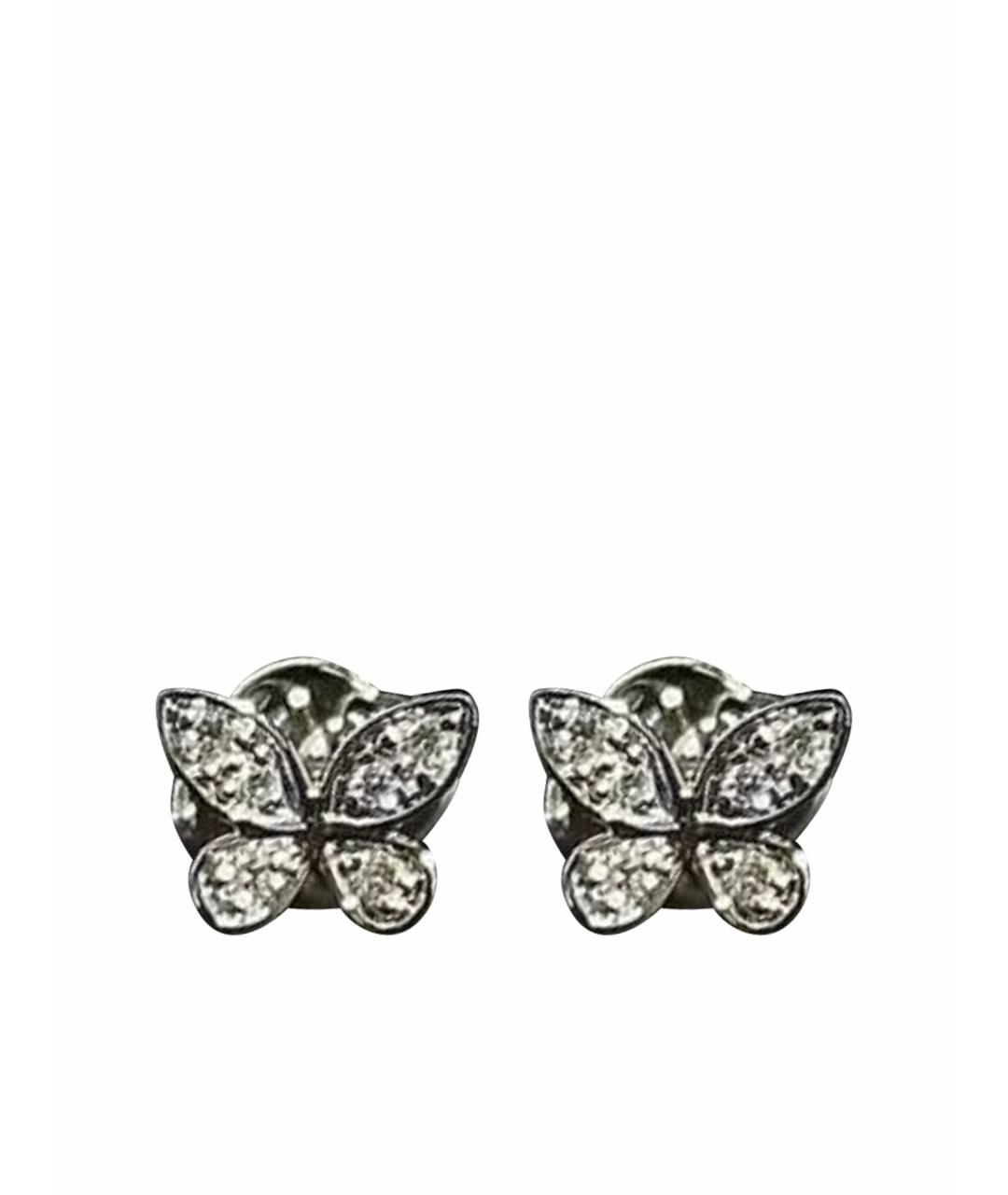 GRAFF Серебряные серьги из белого золота, фото 1