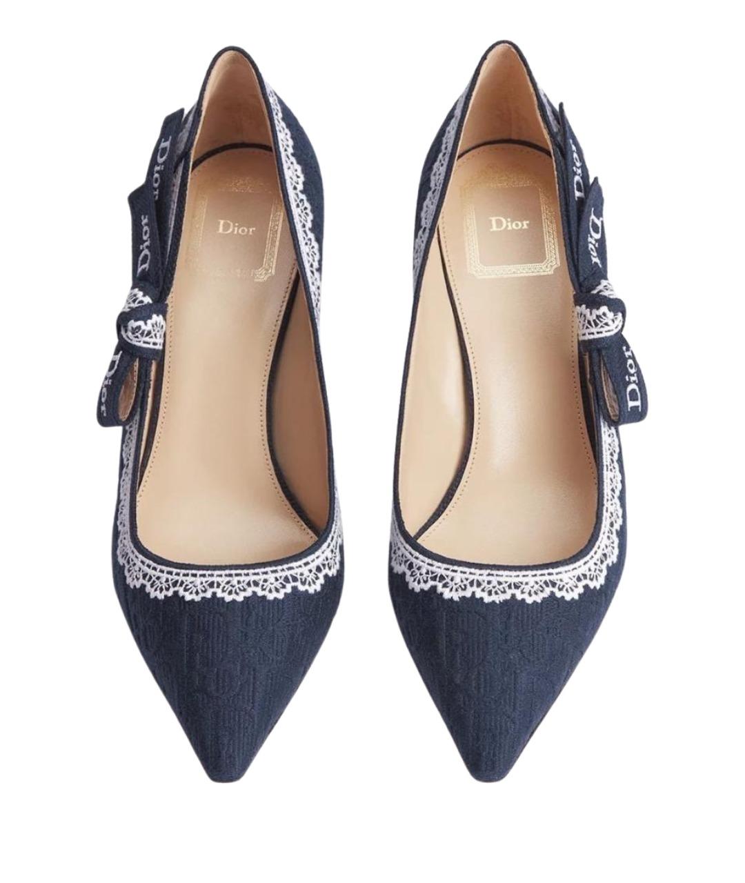 CHRISTIAN DIOR Темно-синие туфли, фото 1