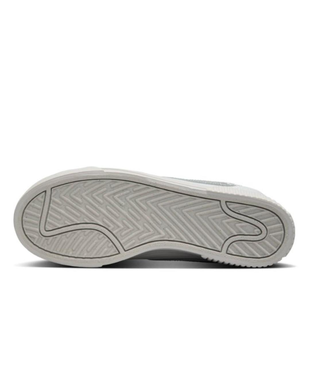 NIKE Белые кожаные низкие кроссовки / кеды, фото 6