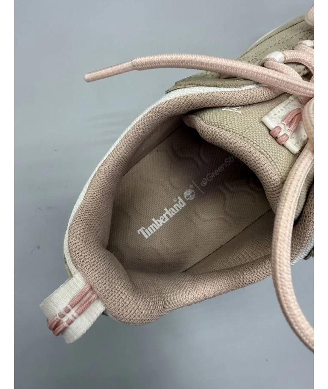 TIMBERLAND Бежевые текстильные кроссовки, фото 7
