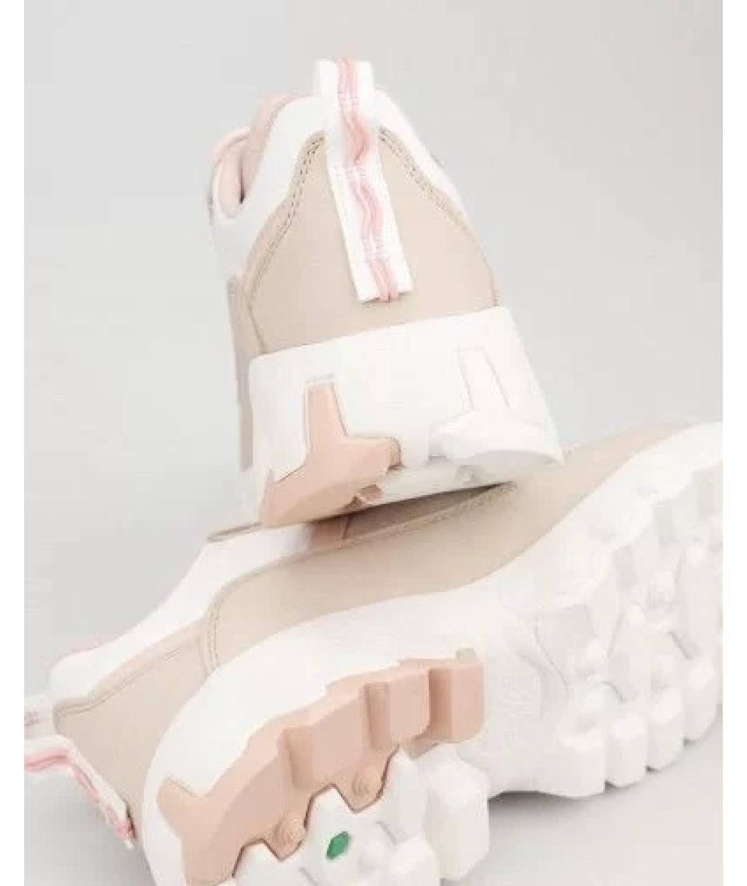 TIMBERLAND Бежевые текстильные кроссовки, фото 4