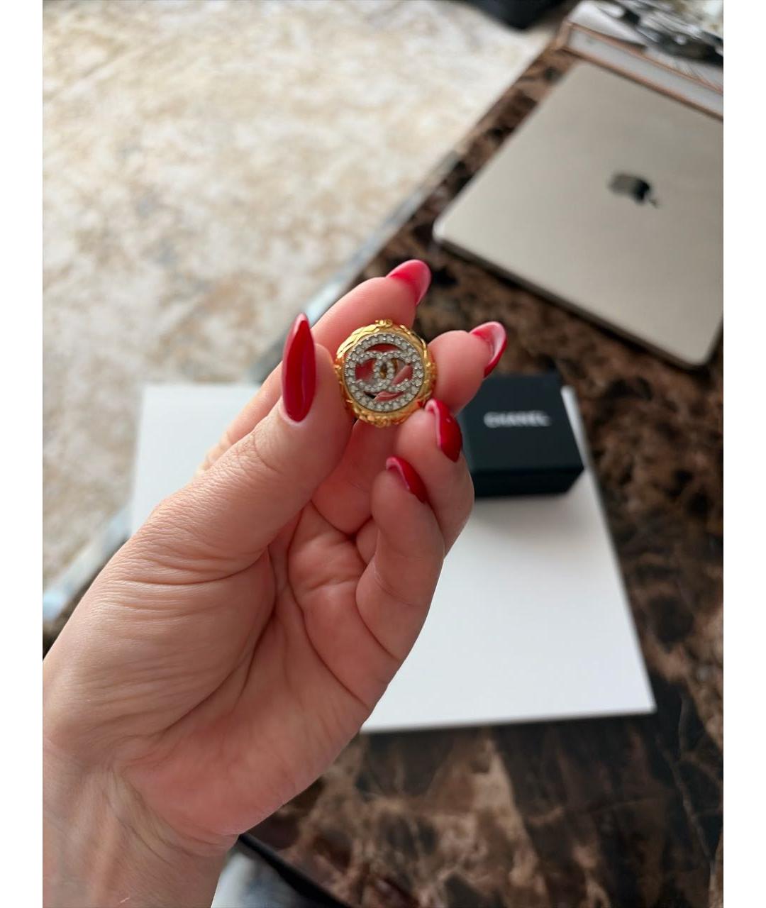 CHANEL Золотые серьги, фото 4