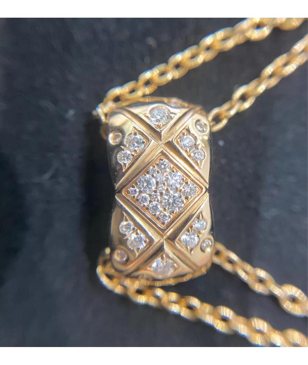 CHANEL Золотой кулон из желтого золота, фото 6