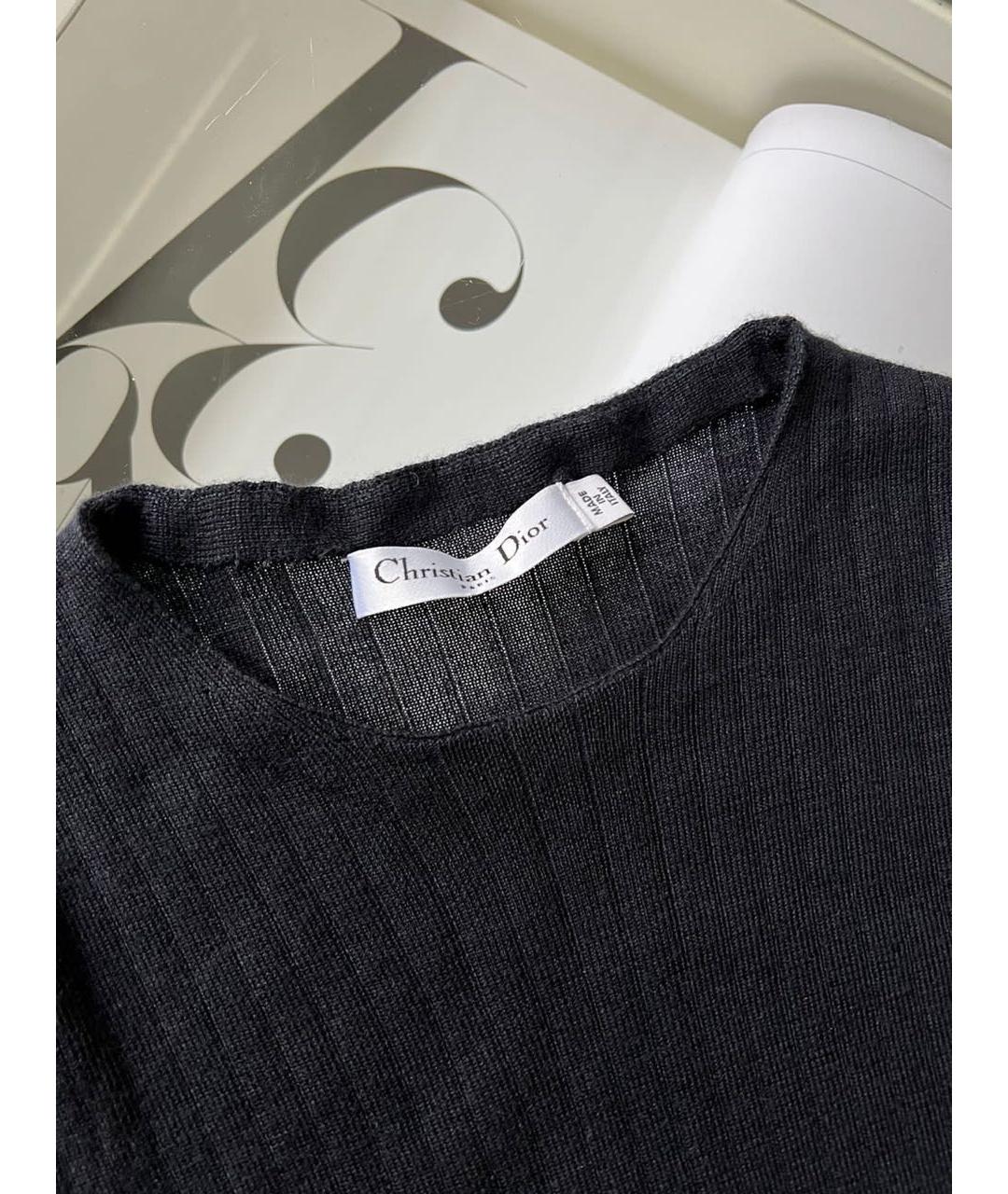 CHRISTIAN DIOR Черный джемпер / свитер, фото 2