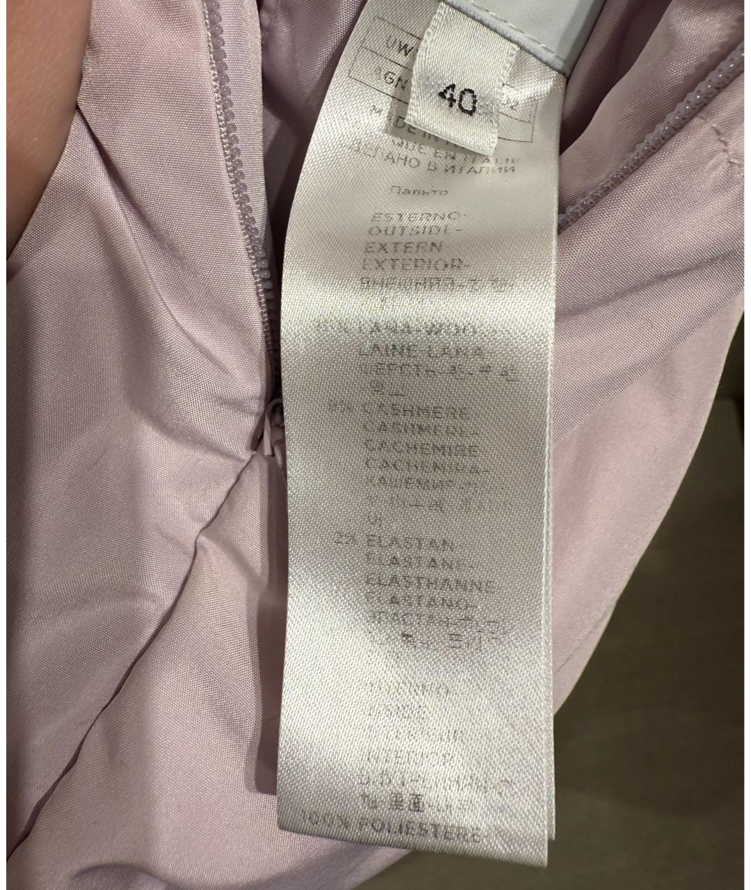 AGNONA Розовый кашемировый пуховик, фото 6