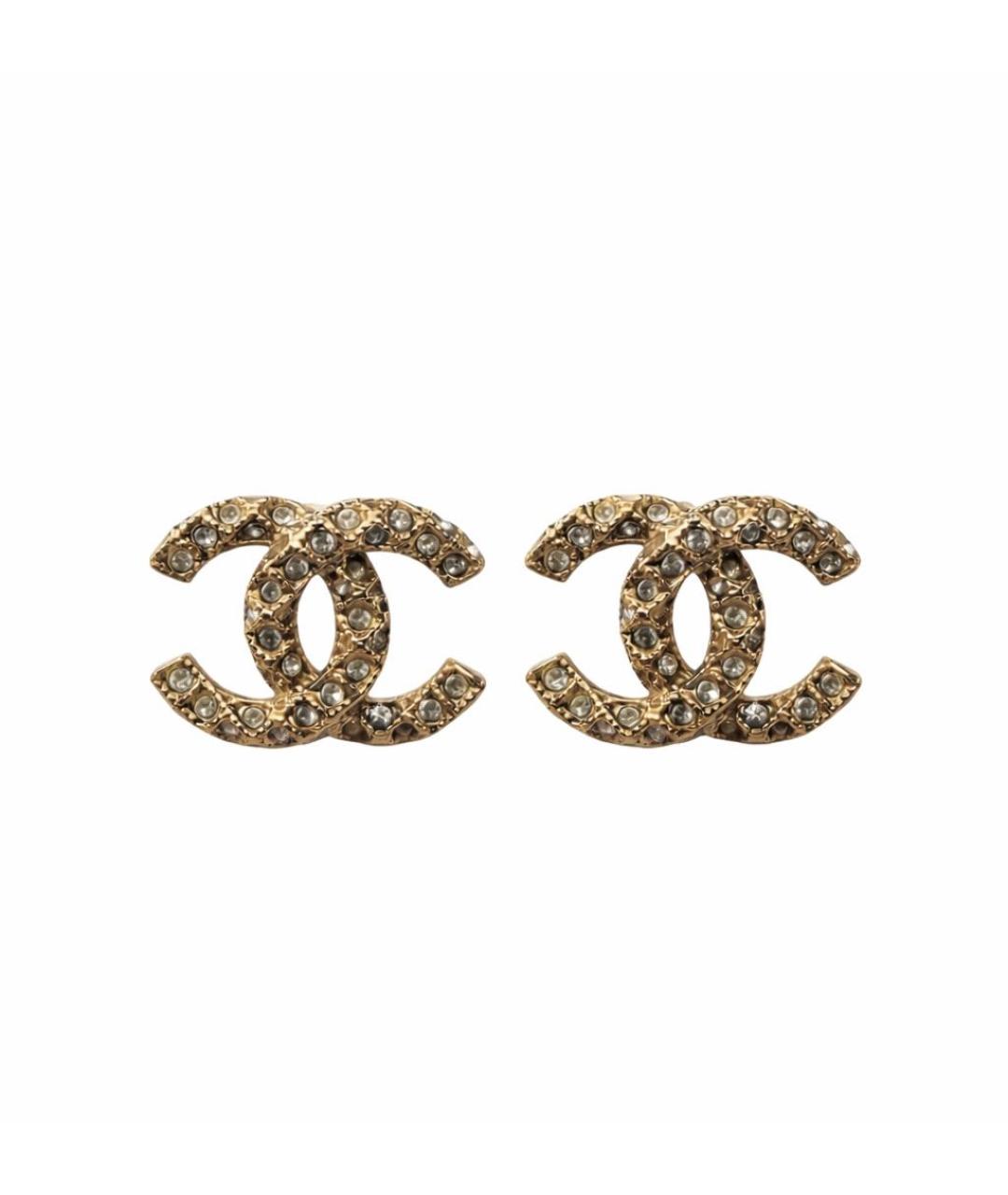 CHANEL Золотые серьги, фото 1