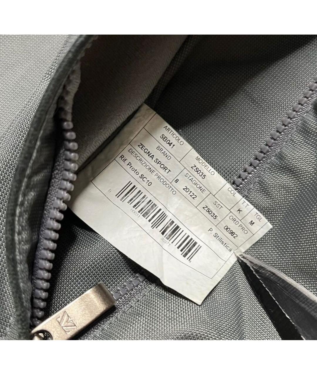 ZEGNA Антрацитовая куртка, фото 7