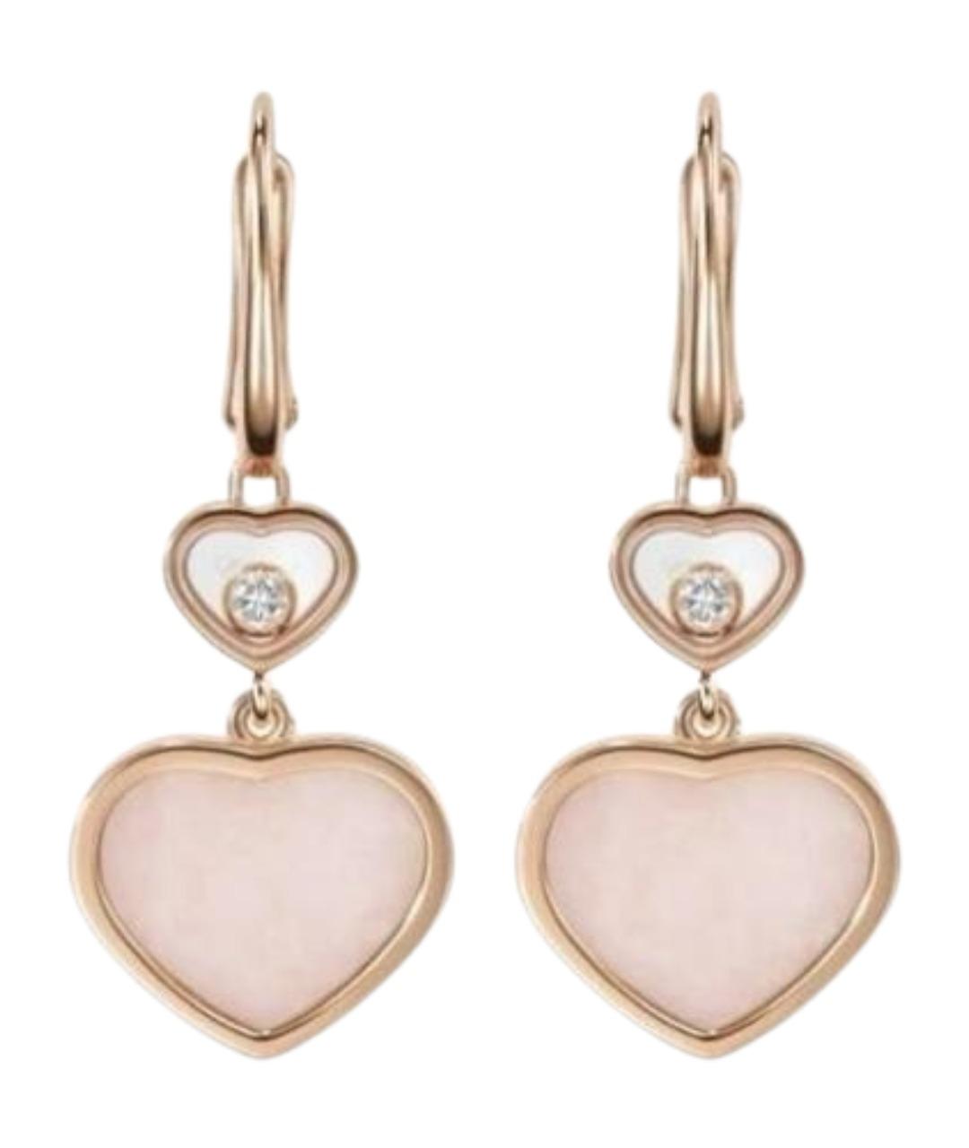 CHOPARD Золотые серьги из розового золота, фото 1