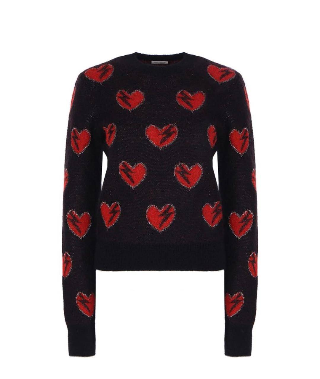 SAINT LAURENT Черный шерстяной джемпер / свитер, фото 6