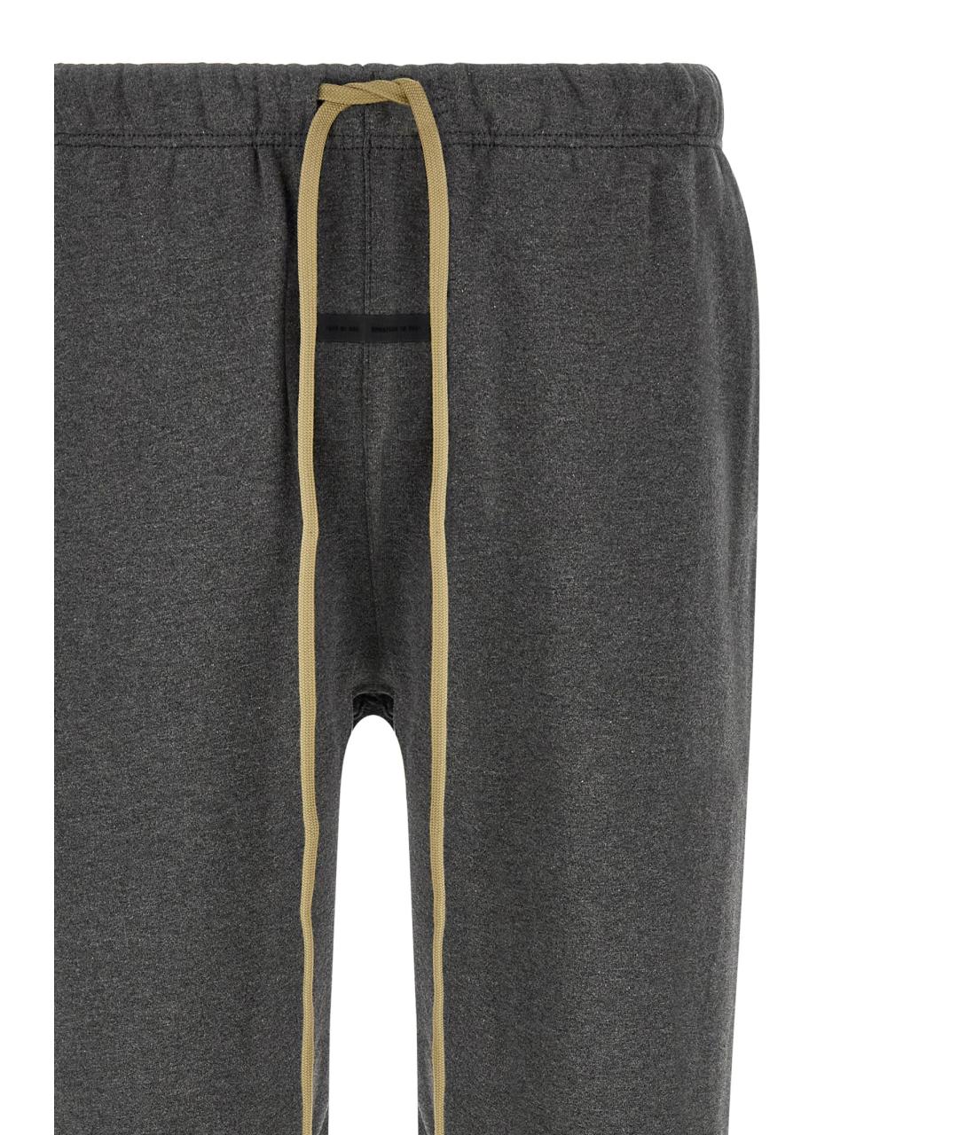 FEAR OF GOD ESSENTIALS Серые хлопковые повседневные брюки, фото 3