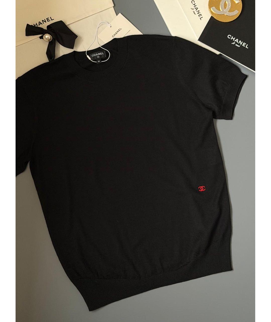 CHANEL Черный джемпер / свитер, фото 3